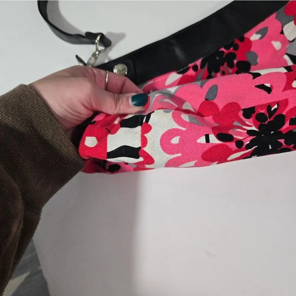 thirty-one pink floral‎ shoulder bag